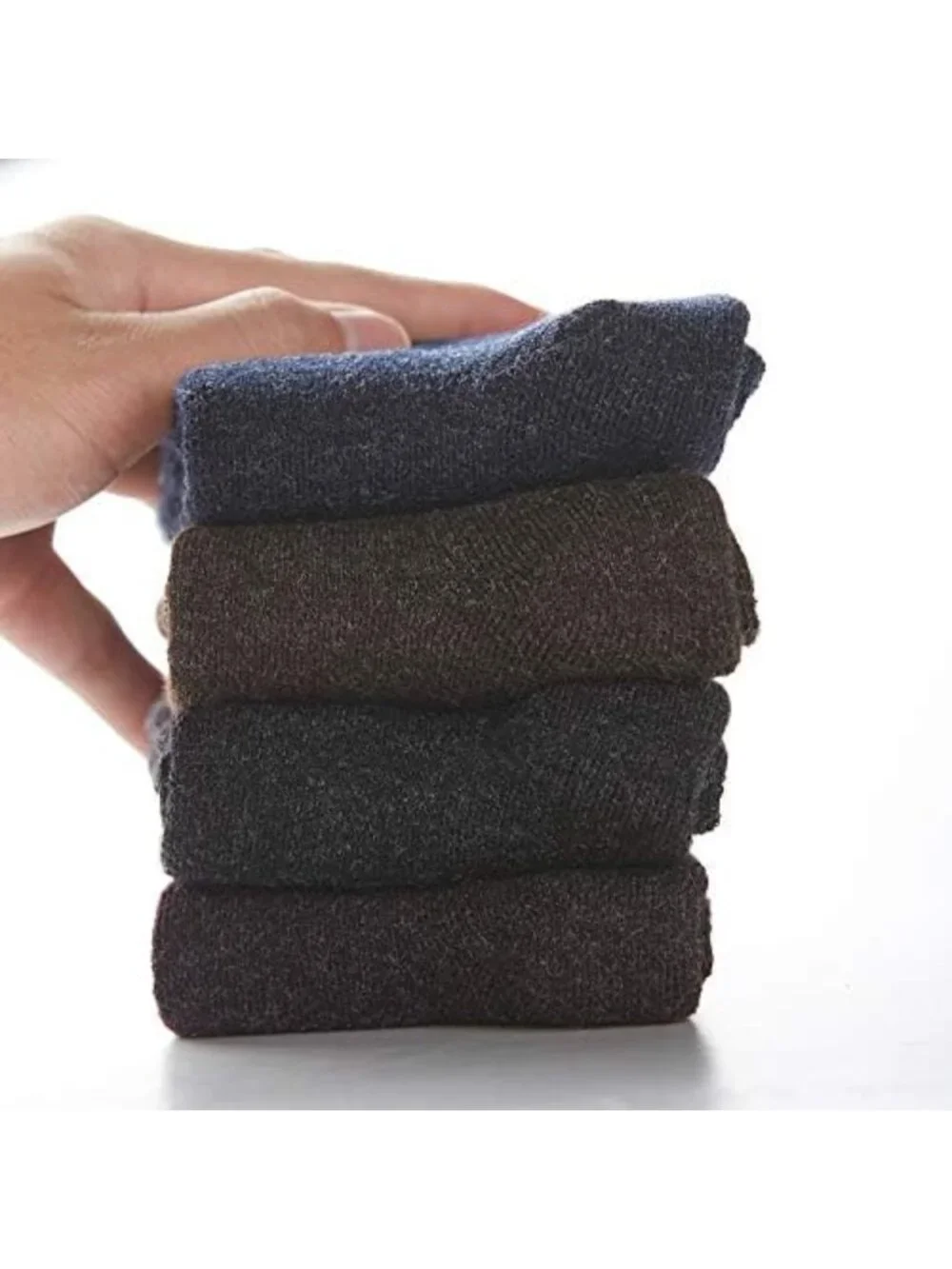 Cozy Merino Wool Winter Socks for Women - Thick, Warm, 4 Pairs for Cold Weather